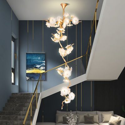 ODM High End Pendant Lights Personality Lotus Leaf Chandelier