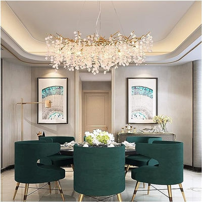 Modern Luxury Living Room Ceiling Crystal Entryway Chandelier Lighting Home Decoration