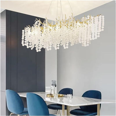 Modern Luxury Living Room Ceiling Crystal Entryway Chandelier Lighting Home Decoration