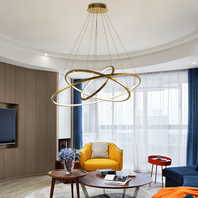 Eco High End Contemporary Ring Chandelier Energy Saving For Corridor