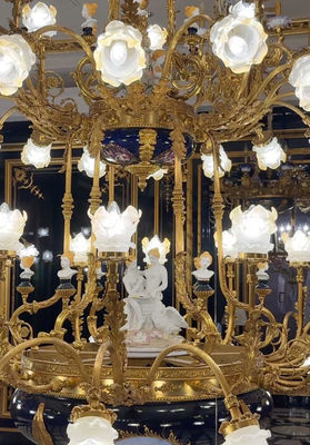 European Elegance Large 2 Story Foyer Chandelier Big Light Fixtures Museums Historic Buildings