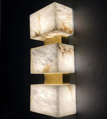 Modern Marble Lamp Luxury Study LED Modern Living Room Hallway Staircase Bedroom Headboard Marble Wall Lamp
