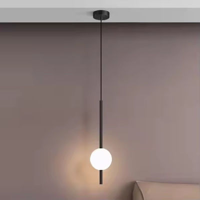 All Copper Natural Marble Chandelier Spain Light Luxury Simple Creative Bar Restaurant Bedroom Bedside Lift Small Chandelier