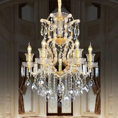 European Style Antique French Baccarat Crystal Chandelier Creative High End Club