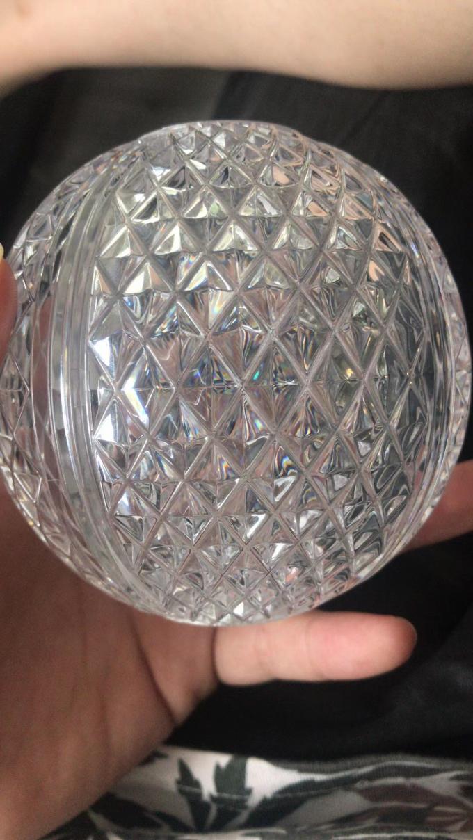 Modern Golden Chandelier Rumah Dekorasi Kamar Tidur Ruangan Hidup LED Ring Kaca Mutiara Lampu Gantung 6