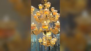 Bola Lampu Gantung Restoran Alabaster Batu Oval Horizontal Bola Kreatif