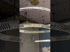 Lampu Gantung Cincin Modern Lingkaran Ganda