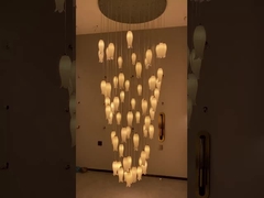 Magnolia Lampu Chandelier Ruang Pernikahan Pengaturan langit-langit Dekorasi terang