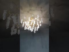 Melihat Lebih Dekat: Lampu Gantung Langit-Langit Daun Ginkgo Keramik Kreatif dengan Kawat Gantung yang Dapat Disesuaikan