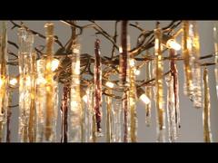 Melihat Lebih Dekat: Lampu Gantung Kustom Pengecoran Suhu Tinggi Transmisi Cahaya Kuat