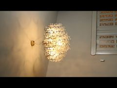 Lihat Mengapa Memilih CCC ISO9001 Lampu Gantung Kaca Lampu Gantung Langit-Langit Kaca Buram Putih