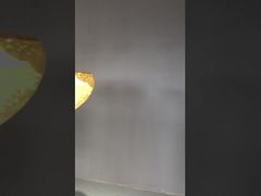 Nordic Modern Brass Crystal Handmade Lotus Leaf Blown Glass Hanging Lighting Single