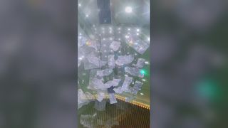 Lampu Gantung Kaca Hias Lobi Hotel Buatan Khusus Plafon Led Modern