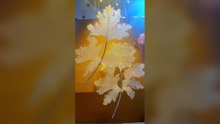 Lampu Gantung Kristal Mewah Modern Bentuk Daun untuk Tangga & Vila