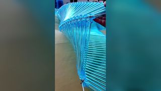 Lampu Gantung Led Kaca Seni Mode Modern yang Disesuaikan Pemasangan Proyek Liontin Dekoratif Bening Amber