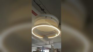Kalung Panjang Manik-manik Marmer Konektor Lampu Liontin Tasbih Buddha Dekorasi Tangga Dupleks