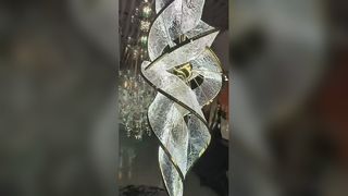 Pencahayaan Melingkar Gaya Nordic yang Disesuaikan Lampu Gantung Modern Alabaster Untuk Foyer Dan Tangga