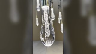 LED E14 Crystal Candle Chandelier 5 Hingga 10m2 Transmisi Cahaya Tinggi