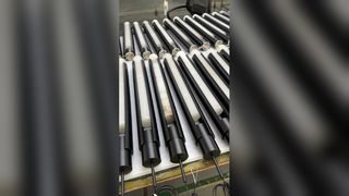 Lampu Gantung Daun Kaca Emas Mewah