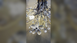 Lampu Foyer Tangga Lampu Gantung Cabang Emas