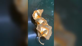 Lampu Gantung Kuningan Alabaster Mewah untuk Ruang Tamu Modern