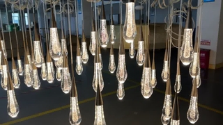 Lampu Gantung Kristal K9 Mewah Penerangan Rumah Elegan
