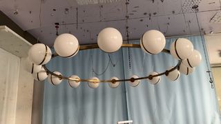 Lampu Gantung Kaca Hemat Energi LED Lampu Gantung Restoran Ruang Makan 25-30M2