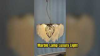 Lampu Liontin Marmer Modern untuk Kamar Tidur