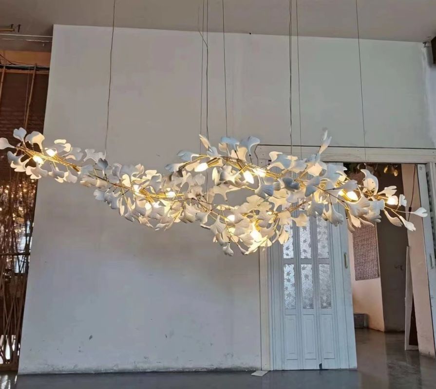Big Huge Huge Customized Pendant Lamp 9500lm Prefabricated Villa Luxury Pendant Ceiling Lights