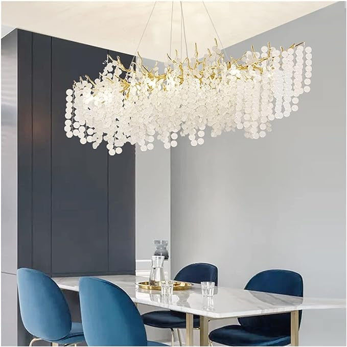 Modern Luxury Living Room Ceiling Crystal Entryway Chandelier Lighting Home Decoration