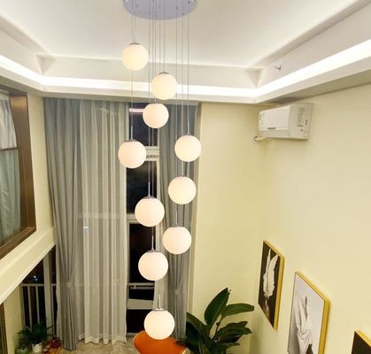 Ordic Glass Ball Cluster Lampu Gantung Modern Lampu Gantung E27 ODM