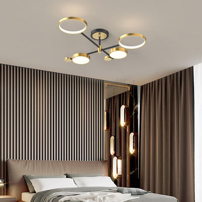 48W 72W 96W Flush Mount Perlengkapan Lampu Langit-langit LED Dalam Ruangan untuk Ruang Tamu Restoran