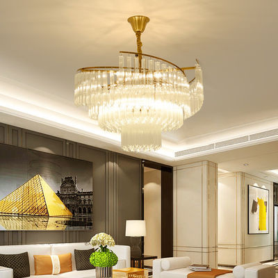 Diamond Cut E14 Chandelier Round Pendant Chandelier Lights Tahan Karat 100lm/W