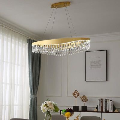Lobi Dalam Ruangan Mewah Dipimpin Lampu Langit-langit Liontin Dia40cm Dia80cm 1100lm