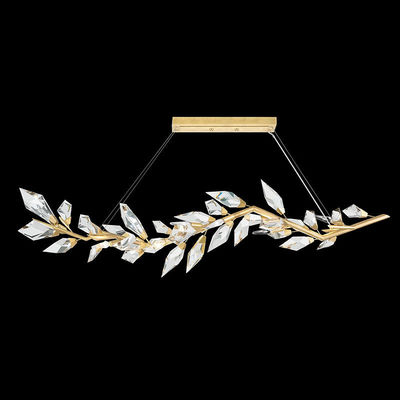 Art Deco Dekoratif Modern Crystal Chandelier Bentuk Rombus OEM