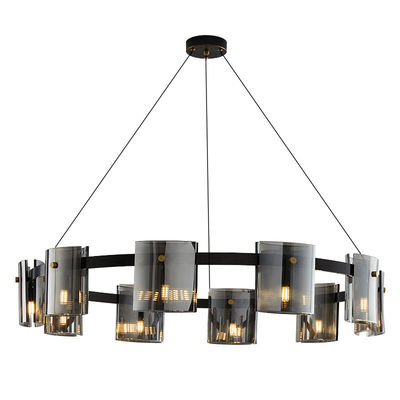 AC240V Lampu Dekoratif Gloss Tinggi Kaca Modern Pendant Light ODM