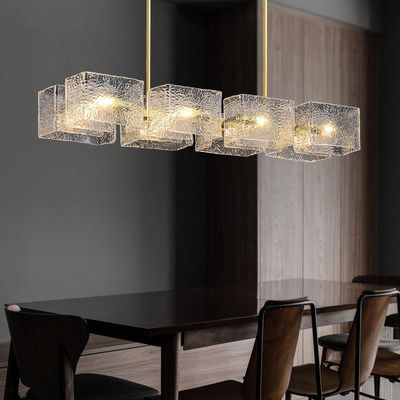3000k 6000k Desainer Modern Kaca Dekoratif Lampu Gantung Gaya Riak Air