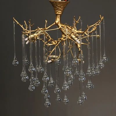 Perlengkapan Pencahayaan Chandelier Cabang Pohon Kesederhanaan G9 Penghematan Energi