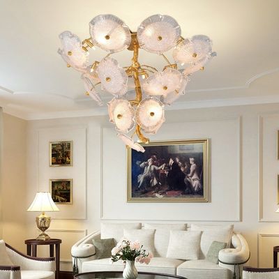 ODM High End Pendant Lights Chandelier Daun Teratai Kepribadian