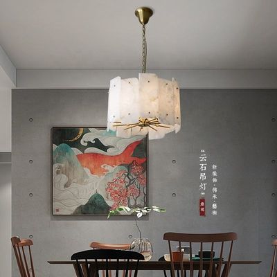 ODM High End Pendant Lampu Putih Marmer Modern Pendant Lampu 3000K 4000K