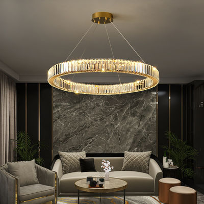 Dia120cm Geometric Round Modern Ring Pendant Light AC85V Ke 265V