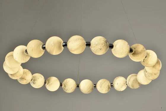 100V Sampai 277V Indoor Modern Cincin Gantung Lampu Gantung Kalung Mutiara Lampu Gantung