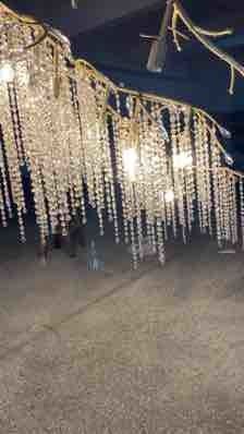 Emas Transparent Modern Besar Foyer Chandelier 110V-240 85V-265V