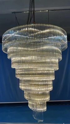 ODM Luxury Pendant Lamp High End Foyer Besar Lampu Lampu tahan lama