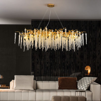 G9 Modern Lobby Chandelier Crystal Grand Hospitality Chandelier Hemat Energi