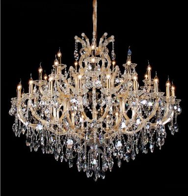 LED E14 Ceiling Crystal Candle Chandelier Lamp Waterproof Tahan Kotoran