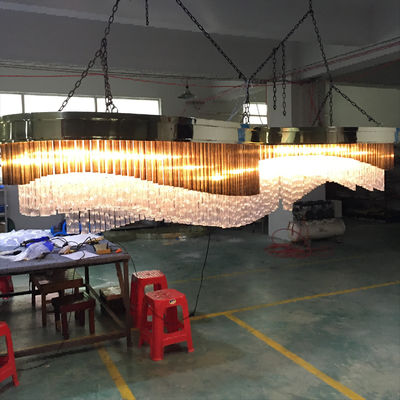 Ukuran Besar Outdoor Disesuaikan Proyek Pendant Lamp Custom Chandeliers