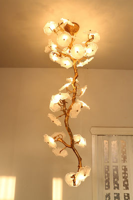 High End Modern Hotel Lobby Extra Besar Chandeliers Custom Kristal Chandeliers
