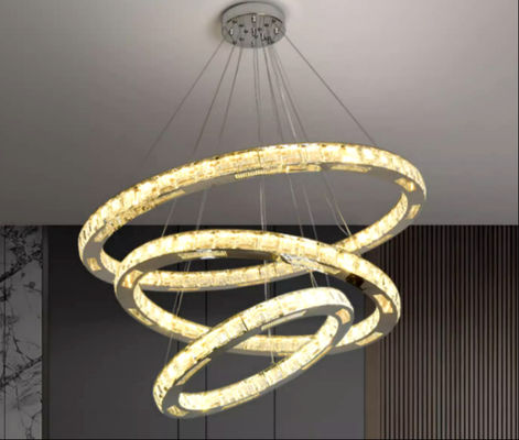 Lampu Gantung Cincin Edaran Modern Dia 50cm / 19.7 inci