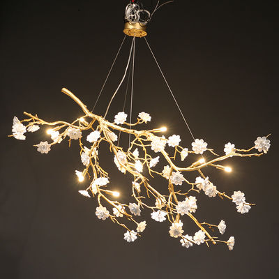 Chandelier Kelopak Bunga Disesuaikan 1 - 2 Tahun Garansi 50000 Jam Umur